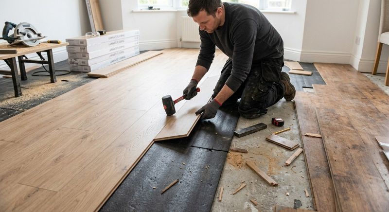 Laminate Floor Installation in Avon, MA