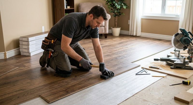 Laminate Floor Installation in Johnston, RI