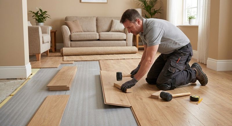 Laminate Floor Installation in Little Compton, RI