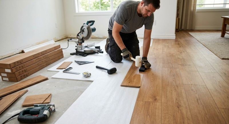 Laminate Floor Installation in Oakland, RI