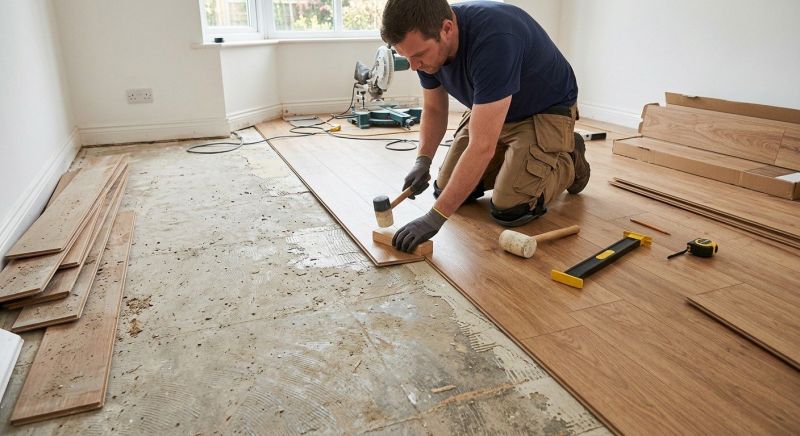 Laminate Floor Installation in Tiverton, RI