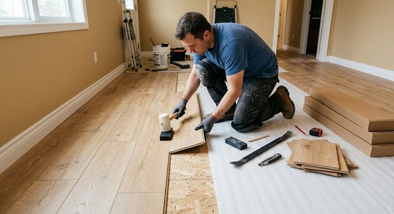 Laminate Floor Remodeling in Rehoboth, MA