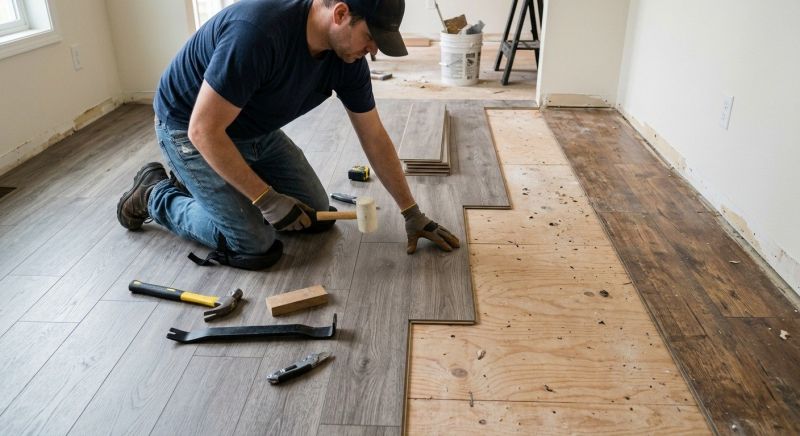 Laminate Floor Replacement in West Bridgewater, MA