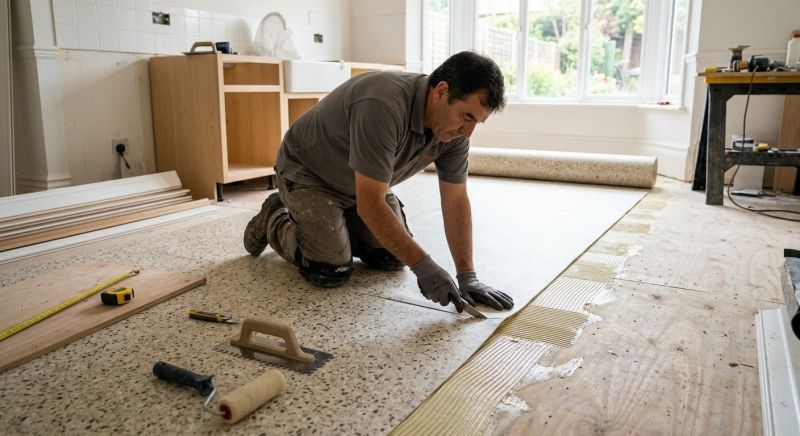 Linoleum Floor Installation in Berkley, MA