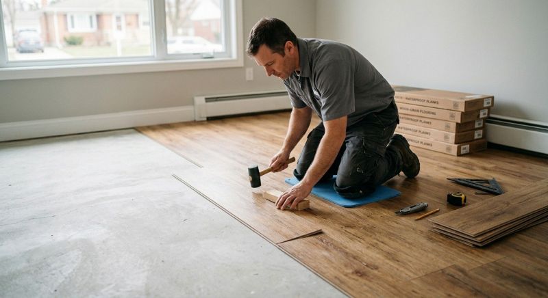 Linoleum Floor Installation in Seekonk, MA