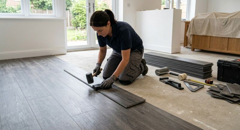 Luxury Vinyl Tile Installation in Norton, MA
