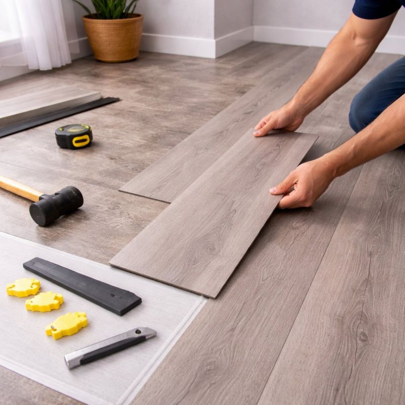 Luxury Vinyl Tile Installation in West Warwick, RI