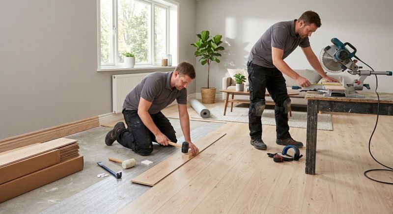 Plank Laminate Installation in Rehoboth, MA