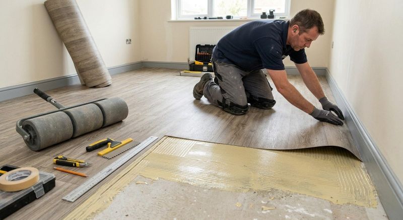 Sheet Linoleum Installation in Millis, MA