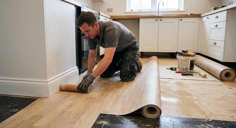 Sheet Linoleum Installation in Seekonk, MA