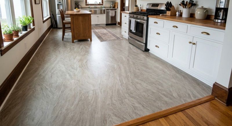 Sheet Linoleum Installation in Warren, RI