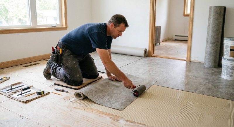 Sheet Vinyl Installation in Bristol, RI