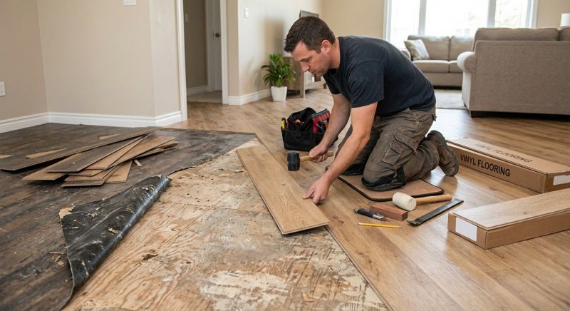 Vinyl Flooring Installation in South Easton, MA